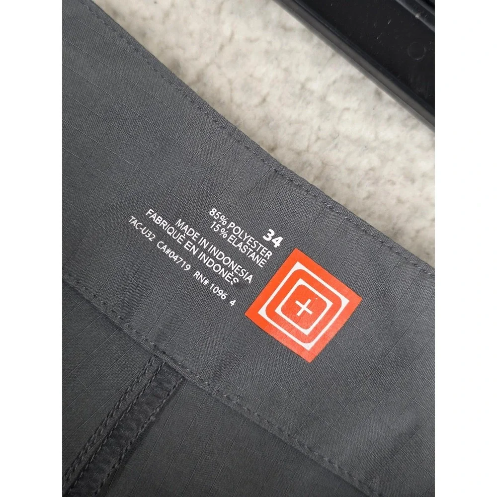 5.11 Vandal Recon Shorts Mens 34 Gray Performance Stretch Training MMA 11